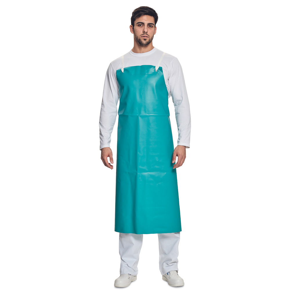 Ansell 56-100 PVC-45G apron thick green-1