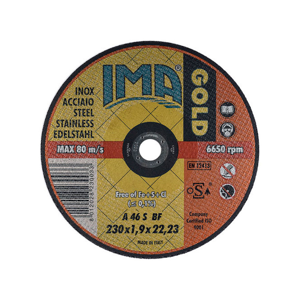 IMA Cutting disc Gold Inox
